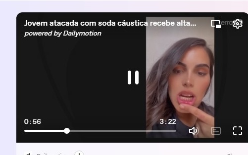 Repordução do portal Terra